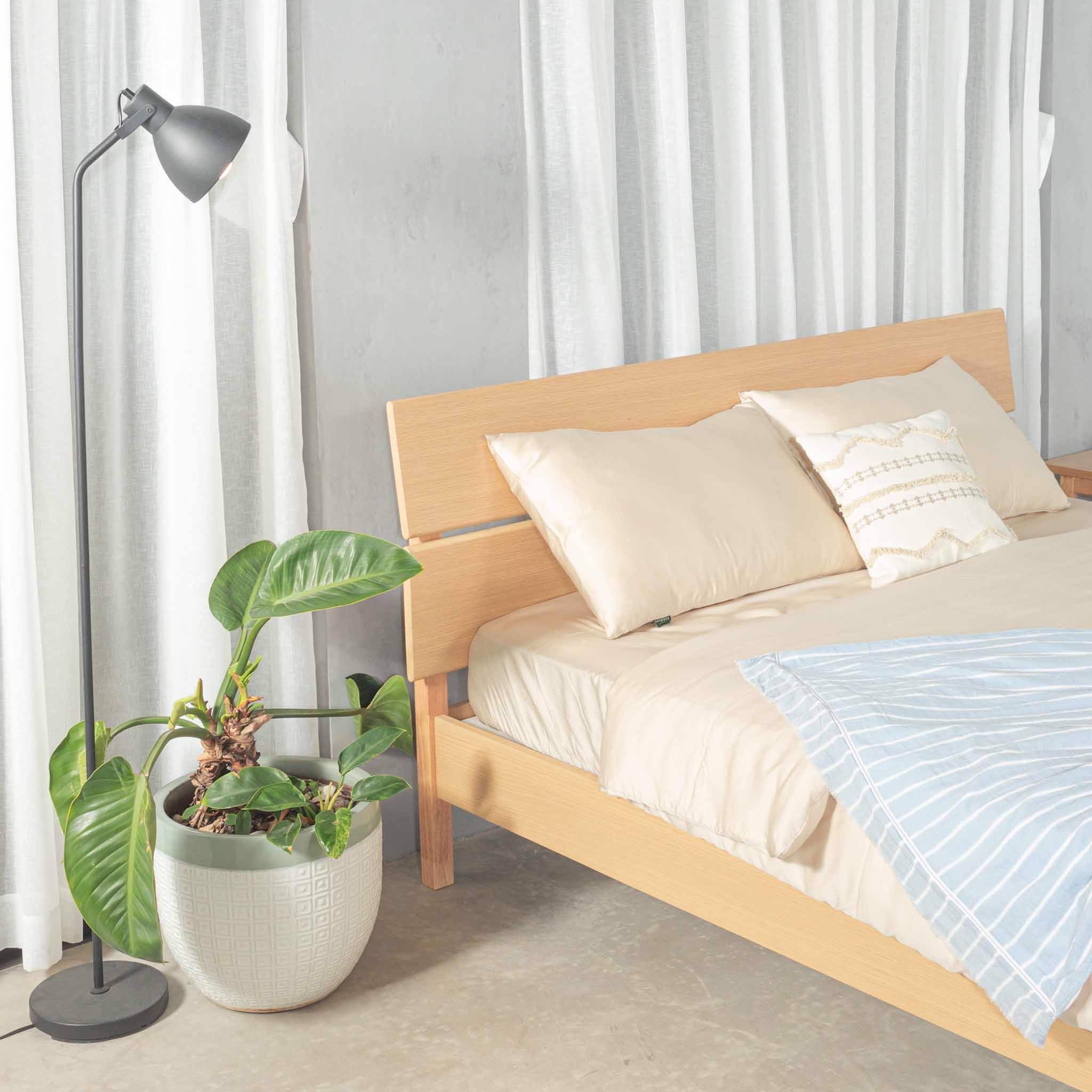 Giường Ngủ Gỗ VLINE 601 Nhiều Kích Thước1