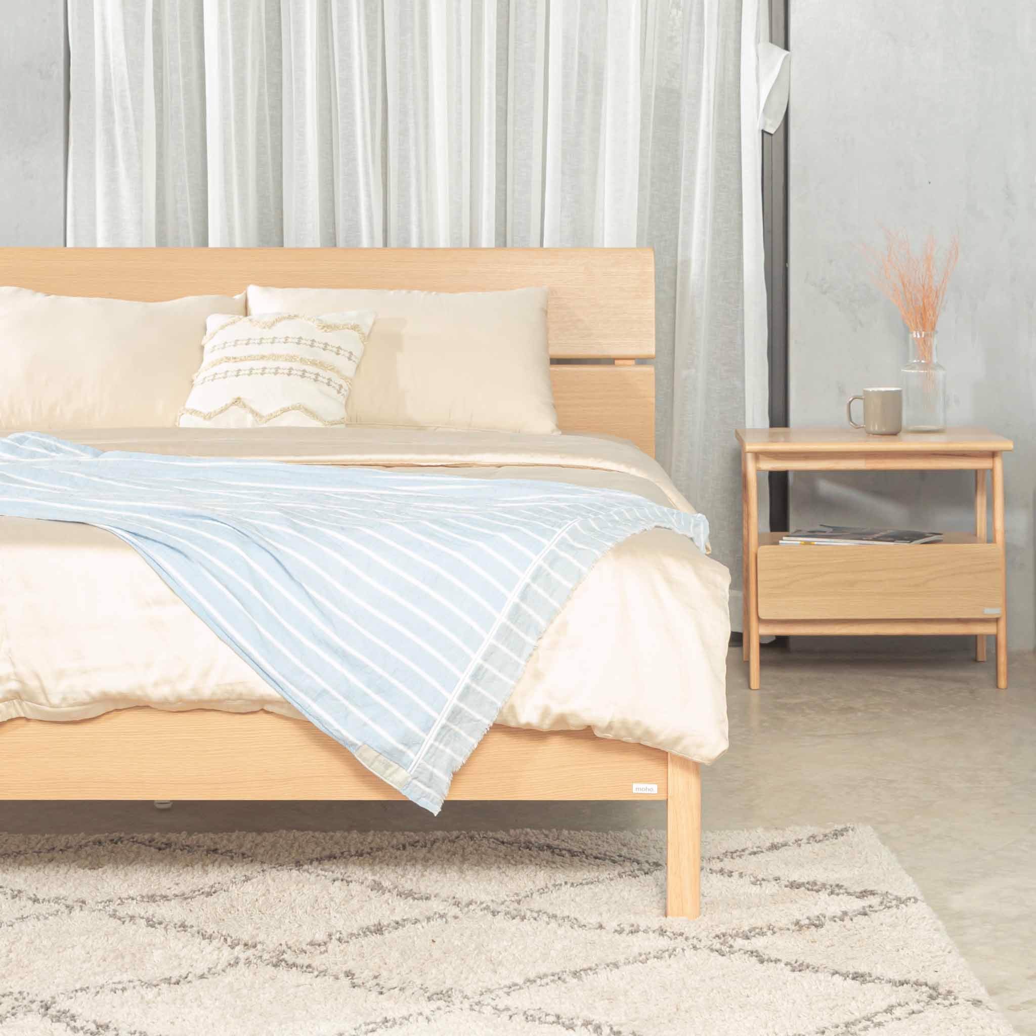 Giường Ngủ Gỗ VLINE 601 Nhiều Kích Thước3